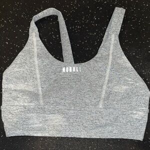 NOBULL Women's Light Gray Sports Bra